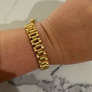 Gold Link Bracelet